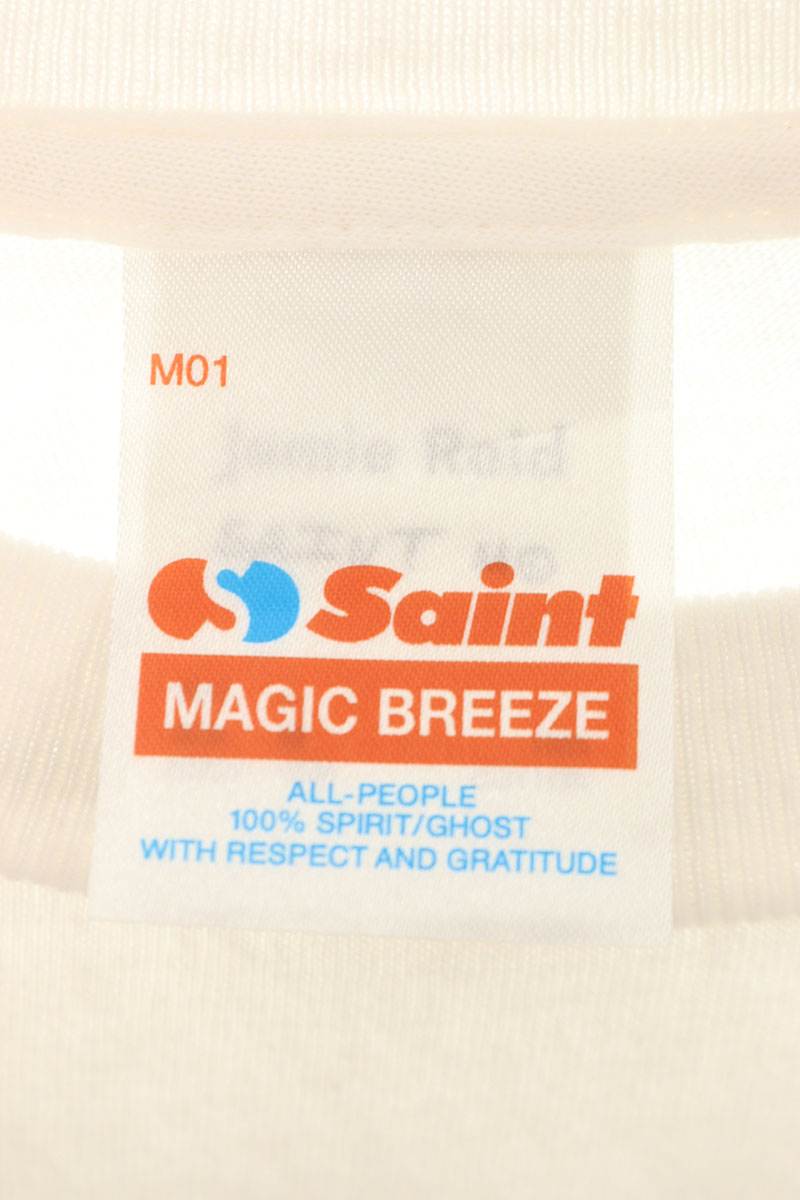SAINT MICHAEL MASK Vintage T-Shirt White Size L