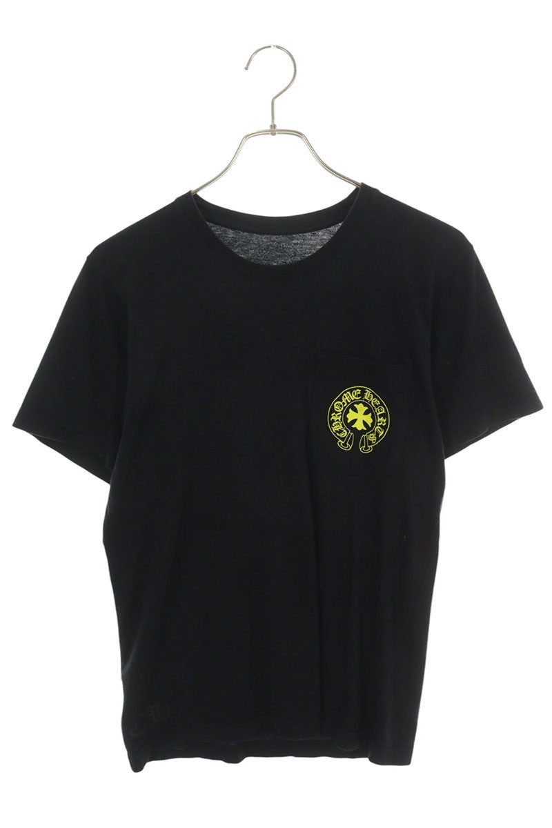 Chrome Hearts Back Lettering Print T-Shirt Black Size S