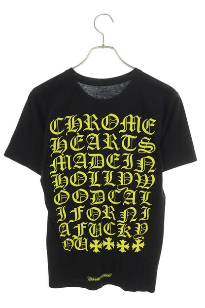 Chrome Hearts Back Lettering Print T-Shirt Black Size S