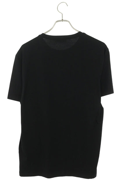 PRADA Triangle Logo Embroidered T-Shirt Black Size XL