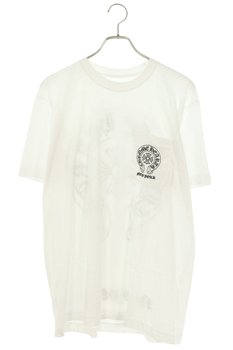 Chrome Hearts NY Limited Back Horseshoe T-Shirt White Size L