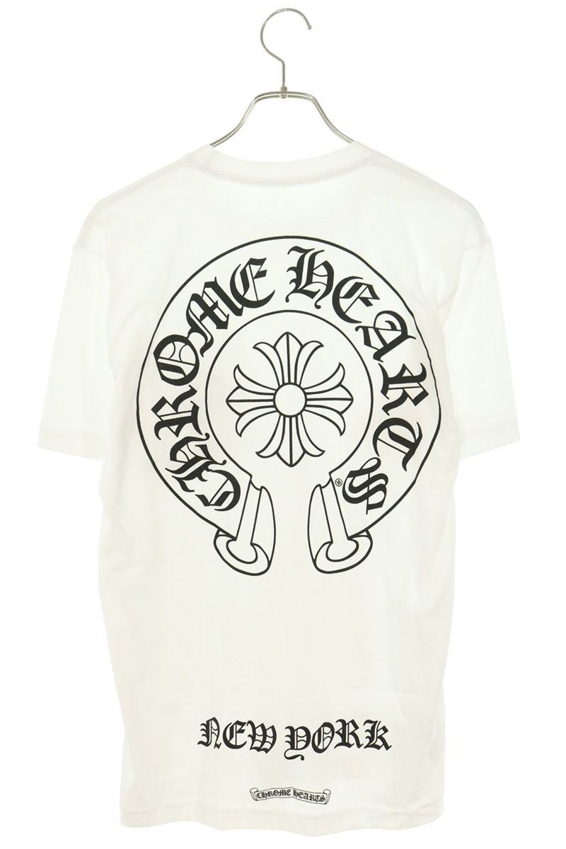 Chrome Hearts NY Limited Back Horseshoe T-Shirt White Size M