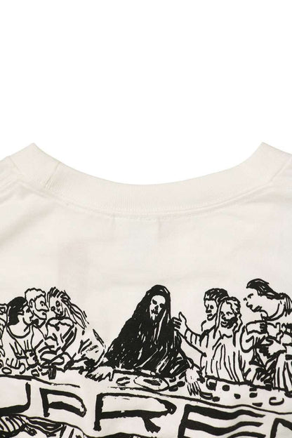 SUPREME 26SS Supper Print T-Shirt White Size XL
