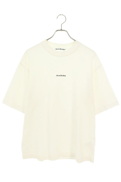 ACNE STUDIOS Logo Stamp Print T-Shirt White Size XXS