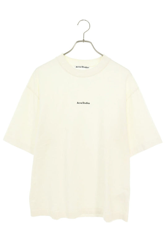 ACNE STUDIOS Logo Stamp Print T-Shirt White Size XXS