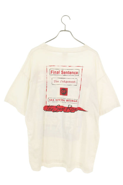 SAINT MICHAEL HOLYSAINTS Print Cotton T-Shirt White Size XL