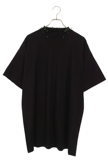 BALENCIAGA 23AW Distressed Pierce T-Shirt Dark Purple Size 2