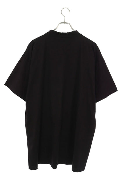 BALENCIAGA 23AW Distressed Pierce T-Shirt Dark Purple Size 2