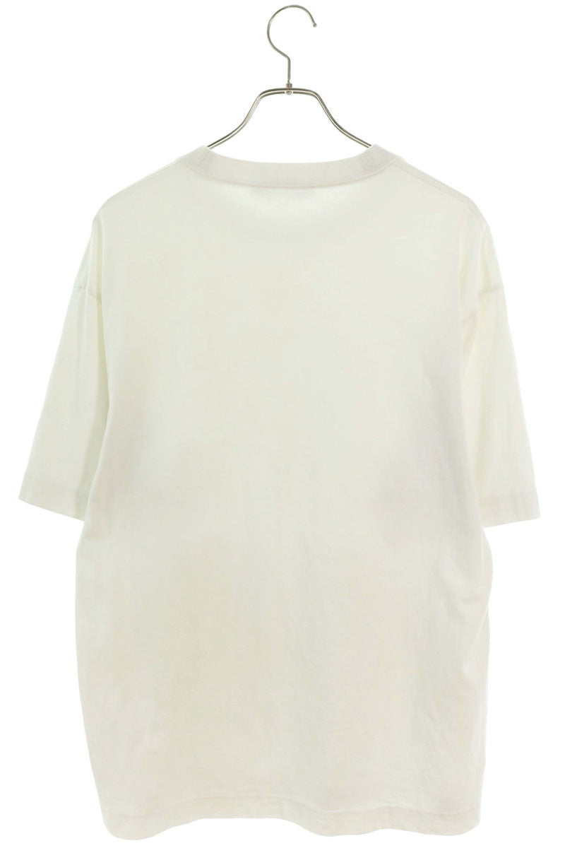 ACNE STUDIOS Logo Stamp Print Cotton T-Shirt White Size S