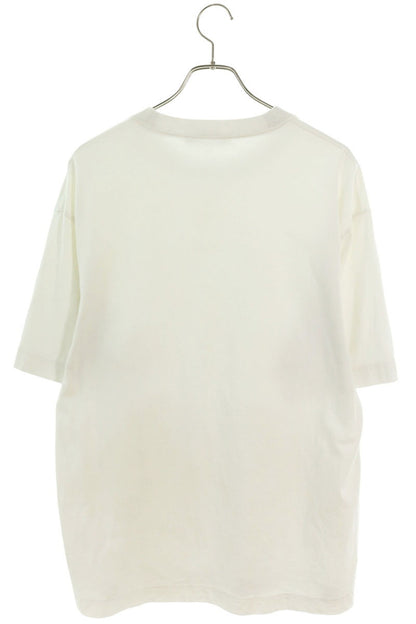 ACNE STUDIOS Logo Stamp Print Cotton T-Shirt White Size S
