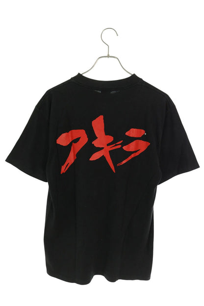 VINTAGE 80s Akira Anime Print Cotton T-Shirt Black Size M