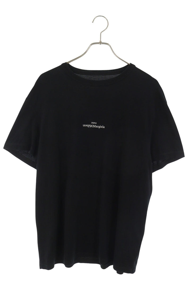 Maison Margiela 22SS Inverted Logo T-Shirt Black Size 50