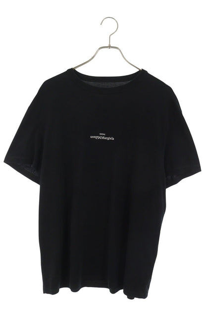 Maison Margiela 22SS Inverted Logo T-Shirt Black Size 50