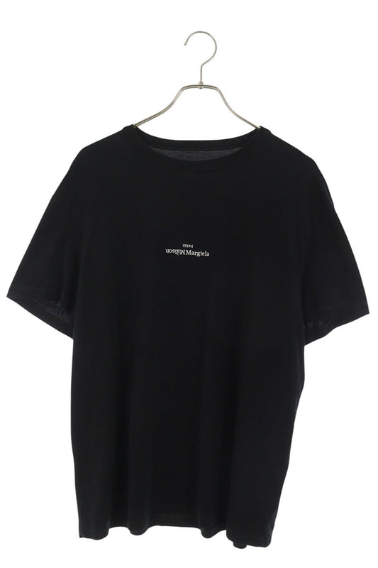 Maison Margiela 22SS Inverted Logo T-Shirt Black Size 50