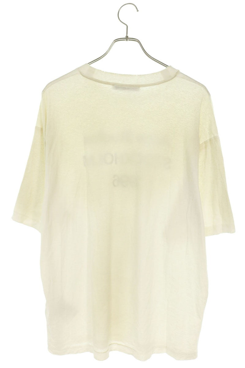 ACNE STUDIOS Logo Print Relaxed Fit T-Shirt White Size S