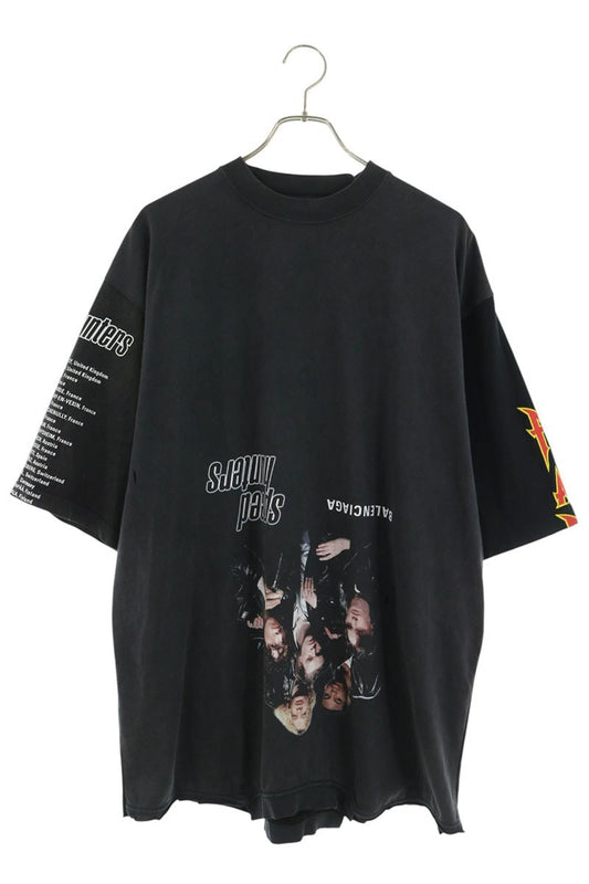 BALENCIAGA Speedhunters Upside Down T-Shirt Black Size 4