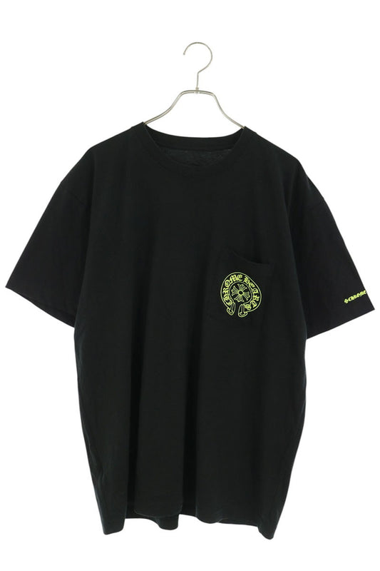 Chrome Hearts Horseshoe Tee Black Yellow T-Shirt Size XL