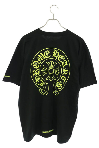 Chrome Hearts Horseshoe Tee Black Yellow T-Shirt Size XL