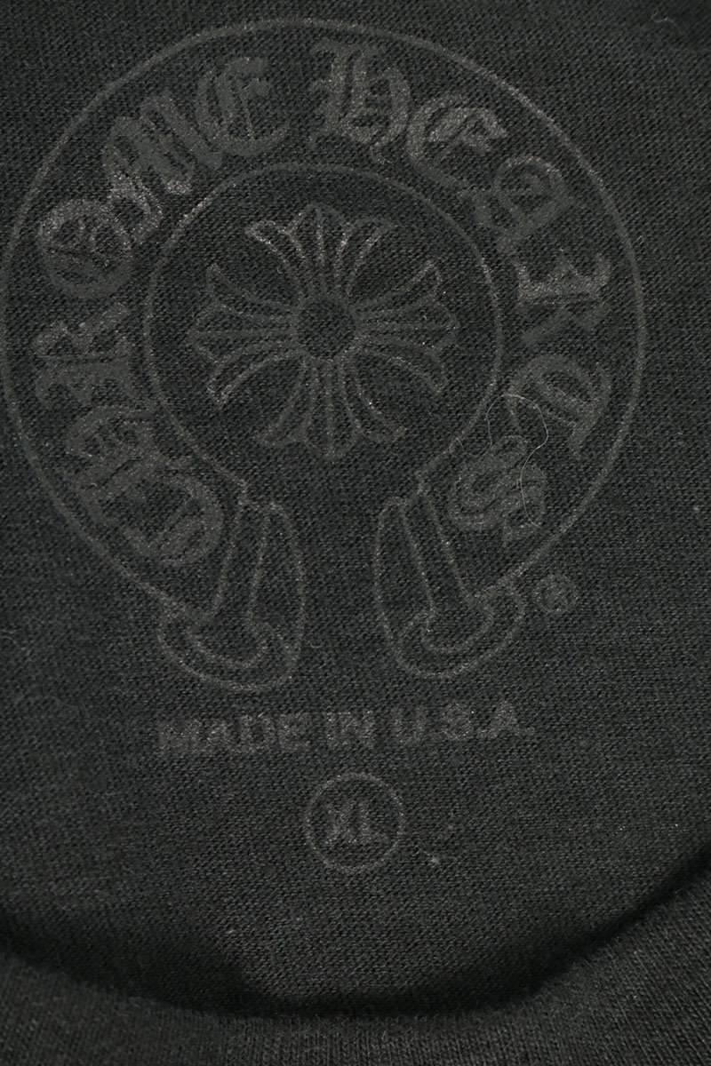 Chrome Hearts Horseshoe Tee Black Yellow T-Shirt Size XL
