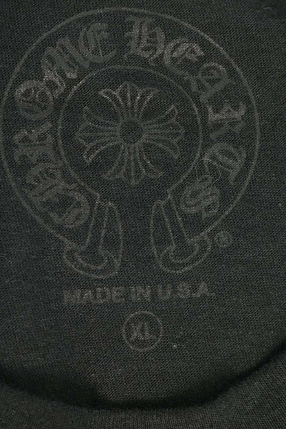 Chrome Hearts Horseshoe Tee Black Yellow T-Shirt Size XL