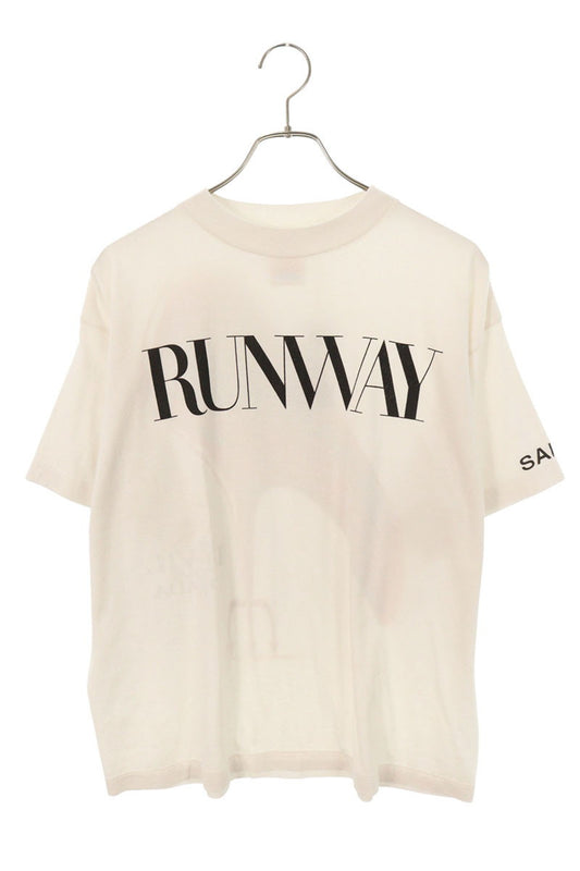 SAINT MICHAEL 26AW Movie Print T-Shirt White/Red Size S