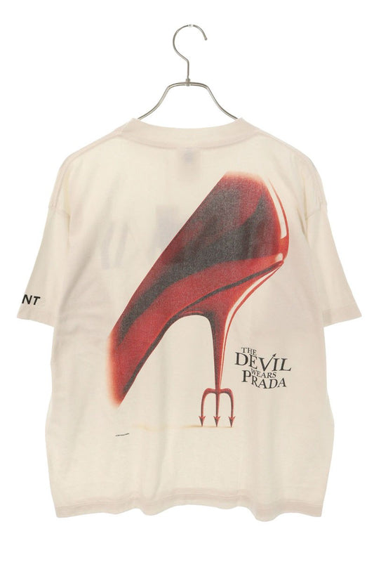 SAINT MICHAEL 26AW Movie Print T-Shirt White/Red Size S