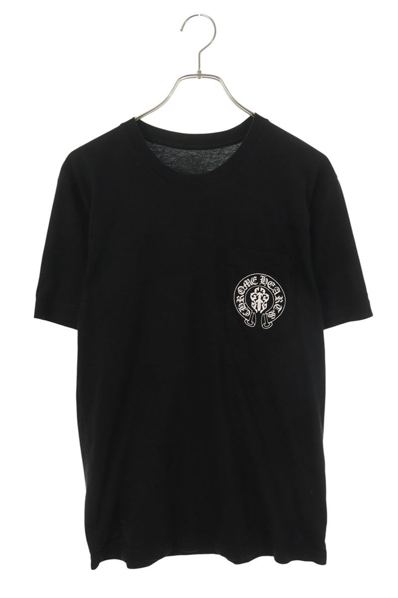 Chrome Hearts Back American Flag Print T-Shirt Black Size M