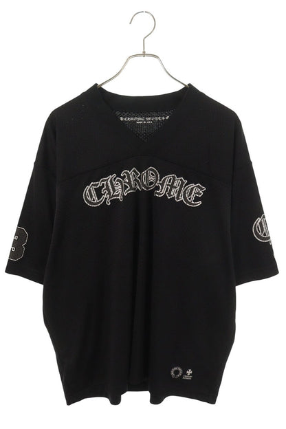 Chrome Hearts CH Print Mesh T-Shirt Black Nylon Size L