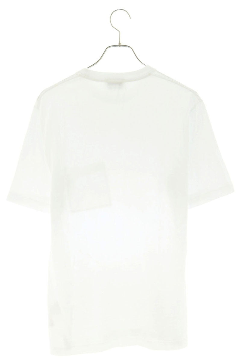 HERMES H Logo Pocket T-Shirt White Size S