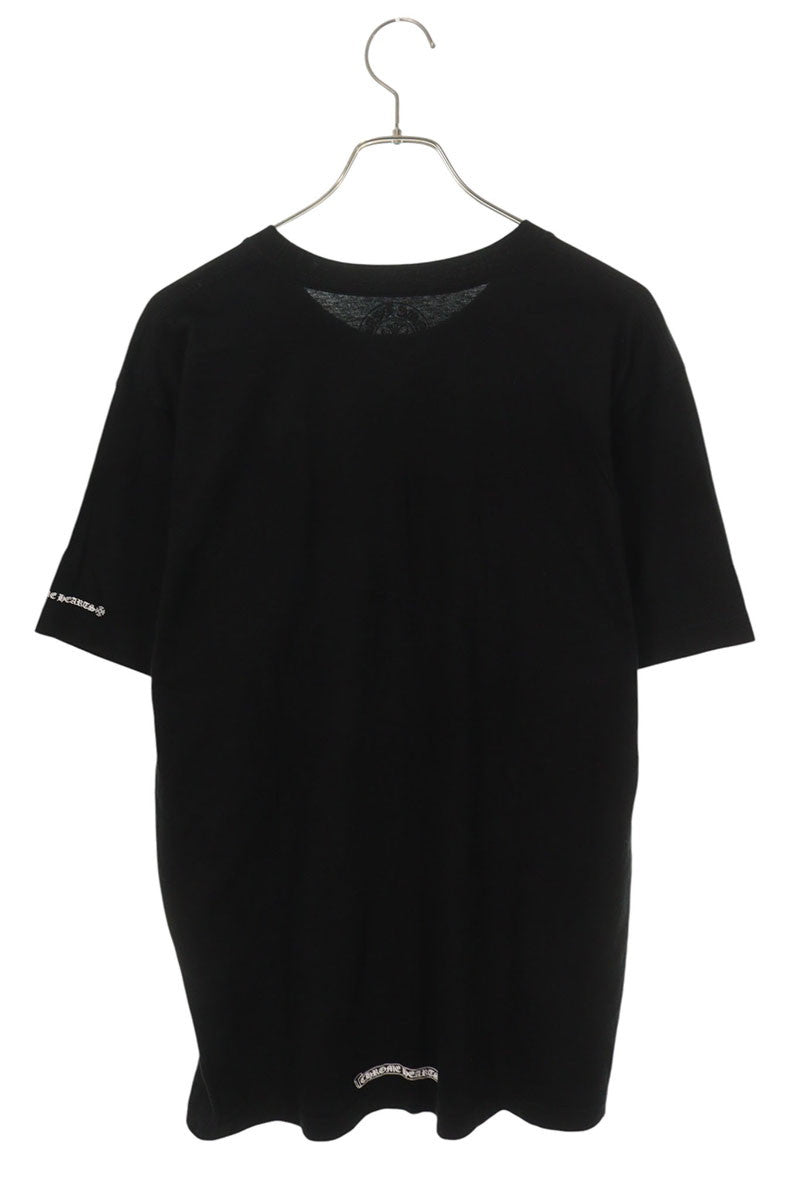 Chrome Hearts Neck Logo Print T-Shirt Black Size L