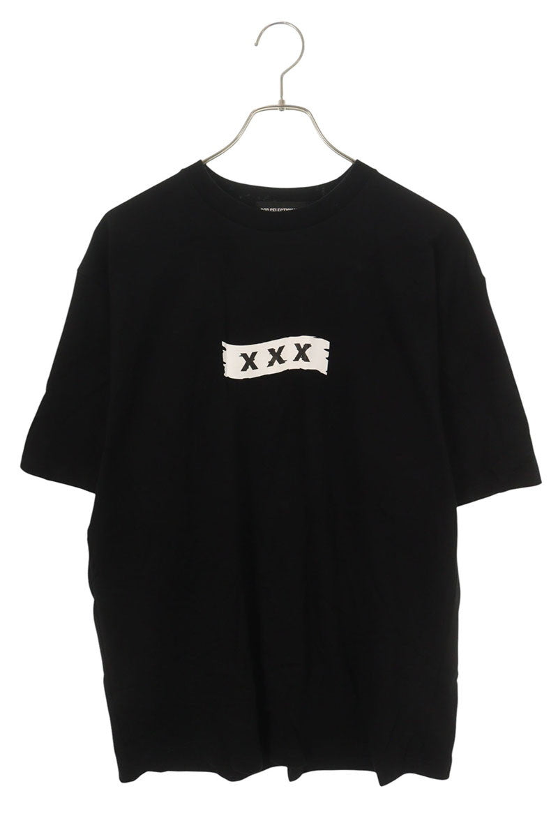 GOD SELECTION XXX Anime Print Cotton T-Shirt Black Size L