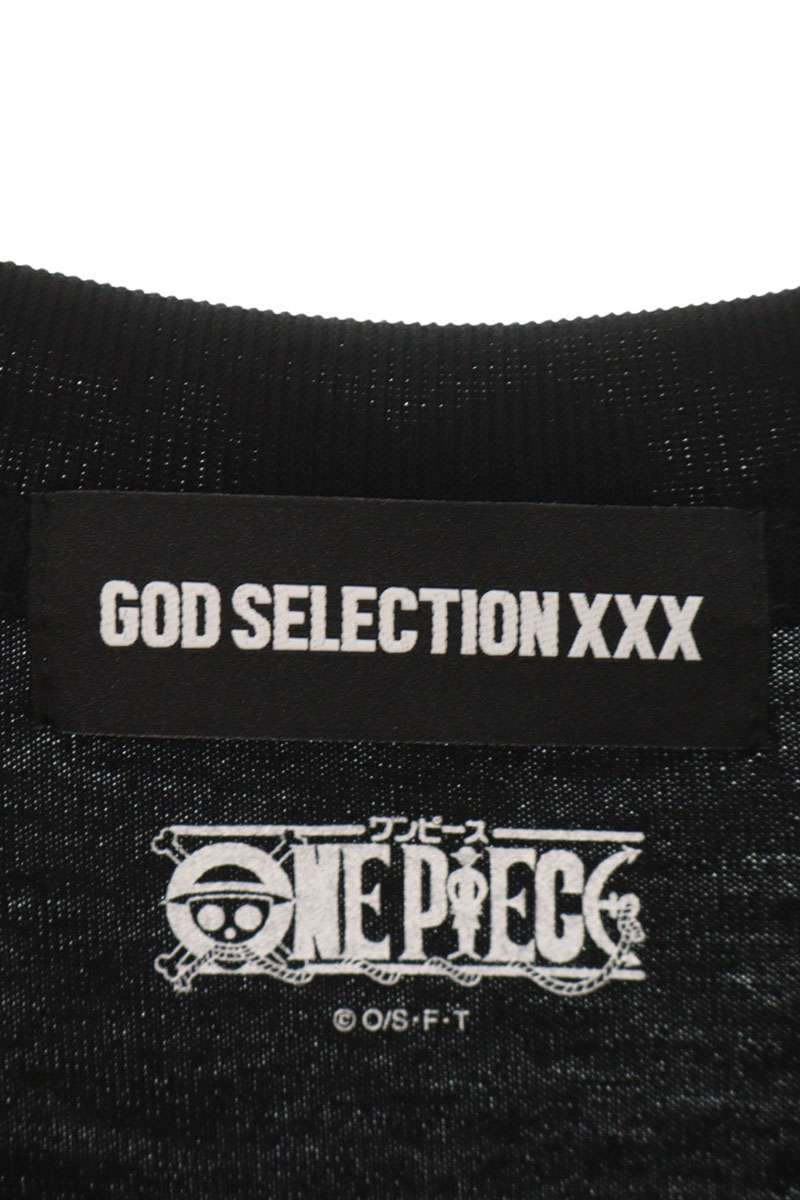GOD SELECTION XXX Anime Print T-Shirt Black Size L