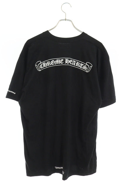 Chrome Hearts Back Logo Print T-Shirt Black Cotton Size XL