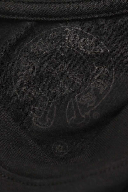 Chrome Hearts Back Logo Print T-Shirt Black Cotton Size XL