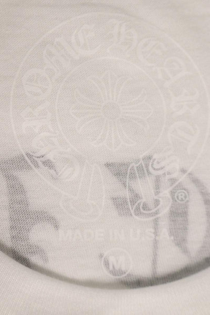 Chrome Hearts Arch Logo Back Print White Black T-Shirt Size M