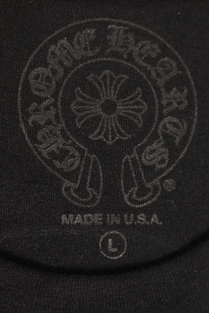 Chrome Hearts Horseshoe Tee Black Print T-Shirt Size L