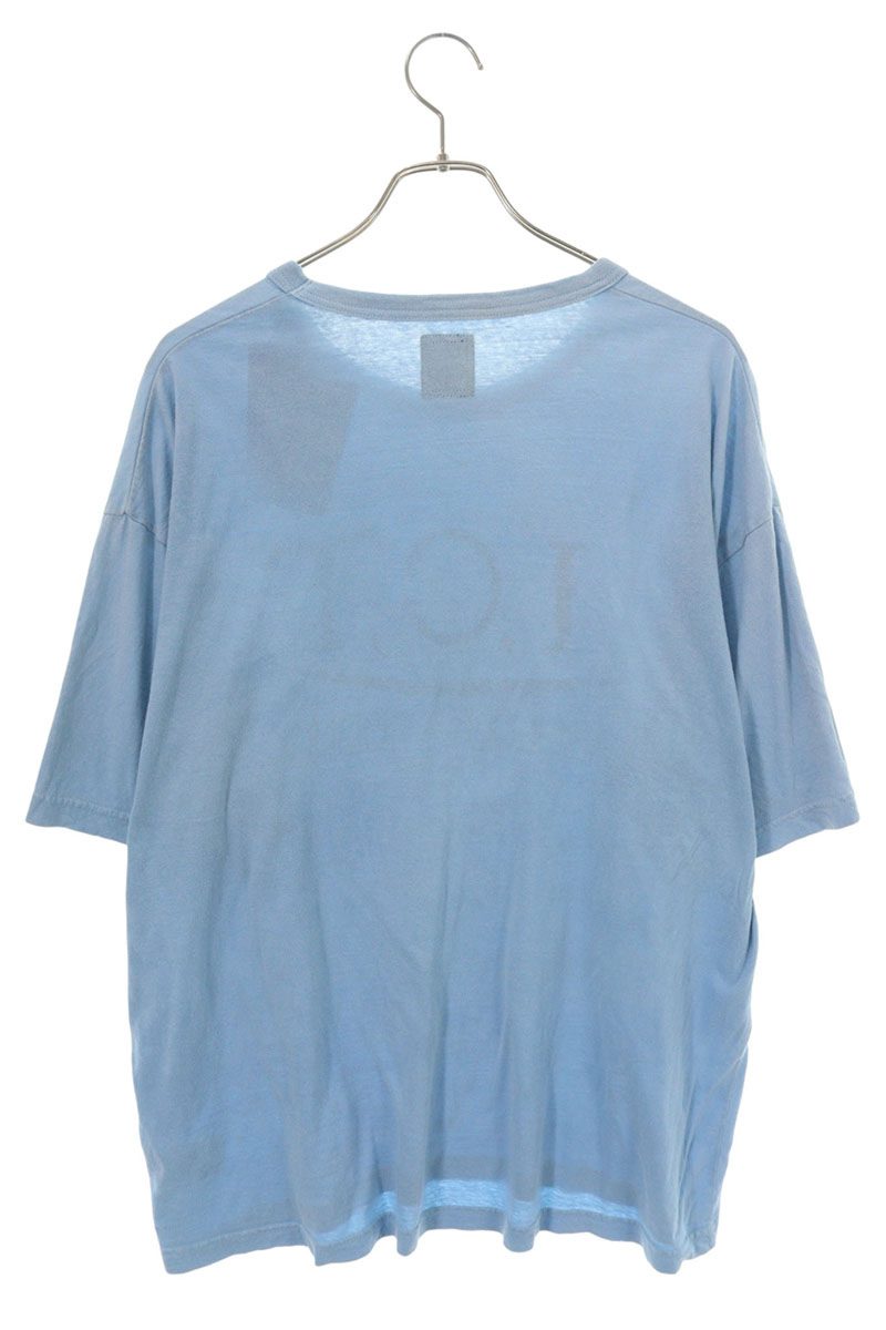 VISVIM Jumbo Logo Print T-Shirt Light Blue Size 4