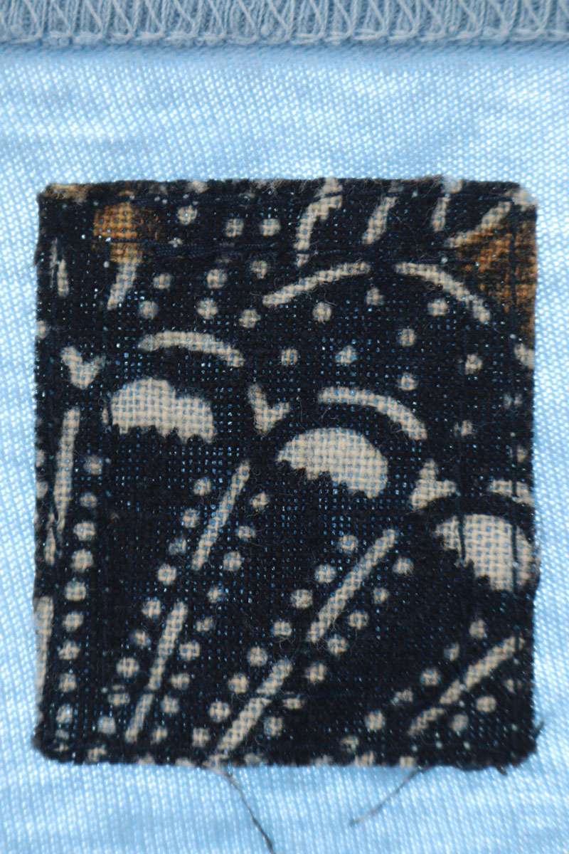 VISVIM Jumbo Logo Print T-Shirt Light Blue Size 4