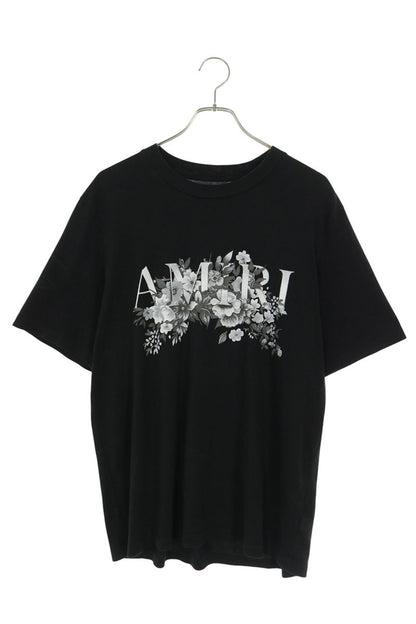 AMIRI Garden Logo Cotton T-Shirt Black Size 50