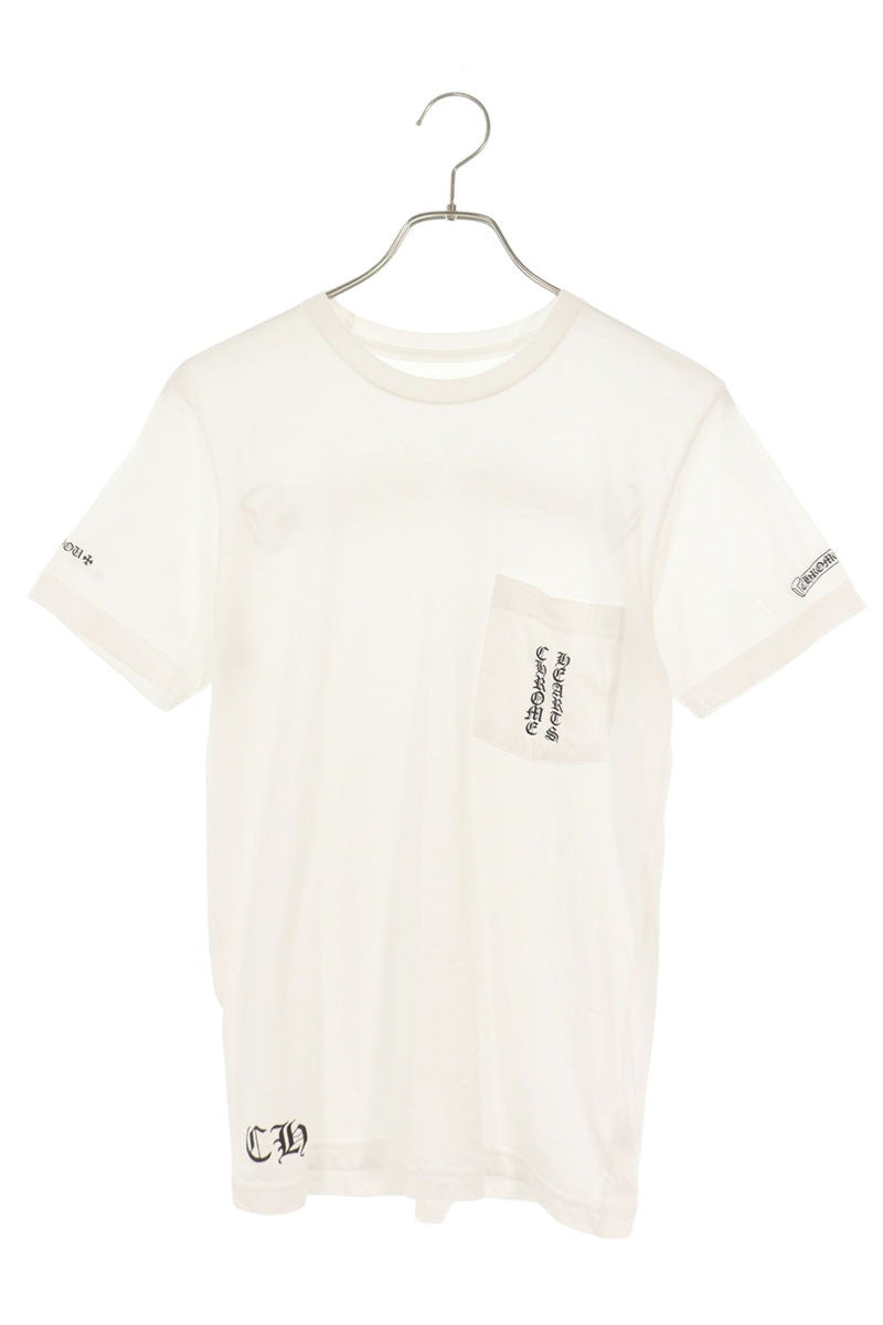 Chrome Hearts Back Scroll Label Print T-Shirt White Size S