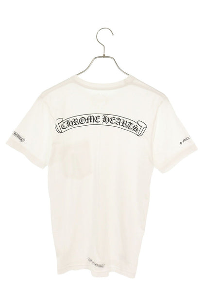 Chrome Hearts Back Scroll Label Print T-Shirt White Size S