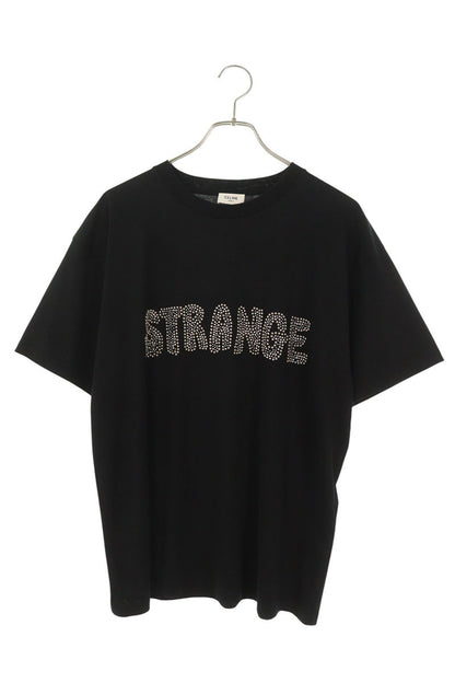 CELINE Studded Cotton T-Shirt Size S