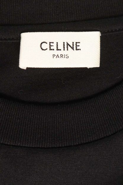 CELINE Studded Cotton T-Shirt Size S
