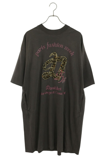 doublet 25SS PFW Tour Rhinestone T-Shirt Black Size ONE