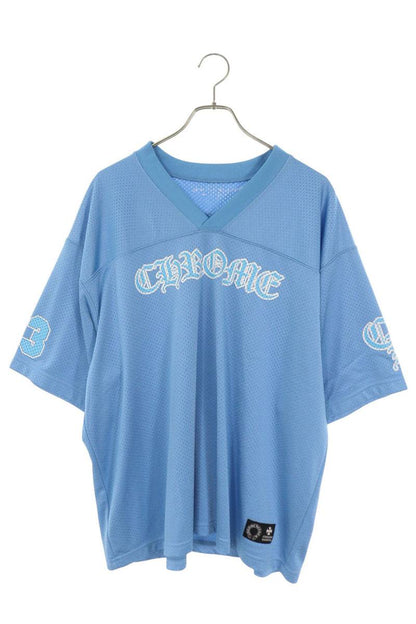 Chrome Hearts MESH WARM UP JERSEY TEE Blue Size XL