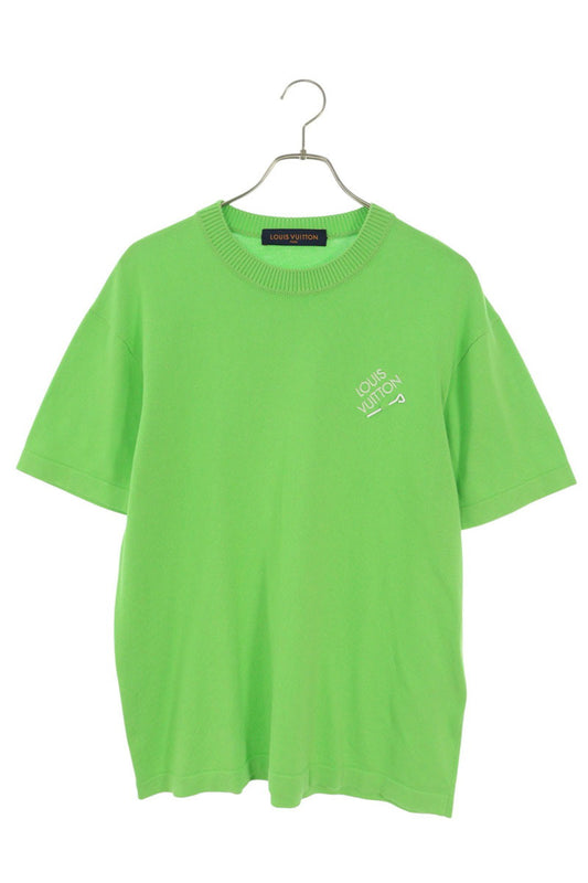 LOUISVUITTON 22AW Signature S/S T-Shirt Green Size S