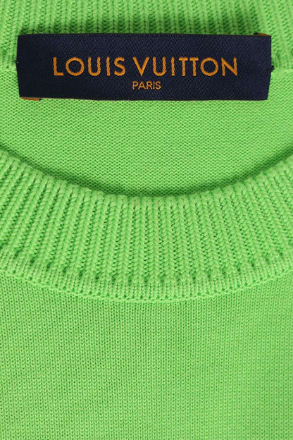 LOUISVUITTON 22AW Signature S/S T-Shirt Green Size S
