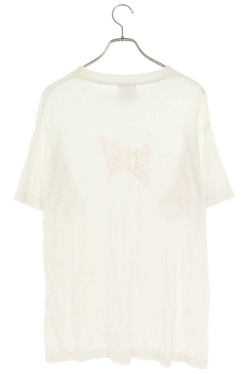 SAINT MICHAEL Vintage Logo Print Cotton T-Shirt Size M