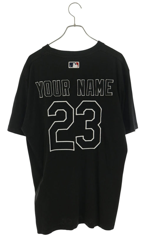OFF-WHITE 21AW White Sox Logo Print T-Shirt Black Size XL