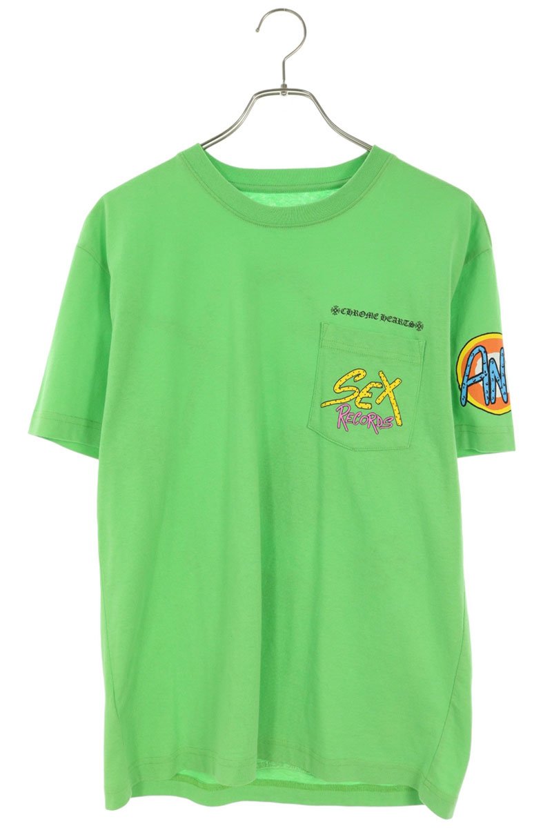 Chrome Hearts PPO MATTY BOY Sex Records T-Shirt Green Size M